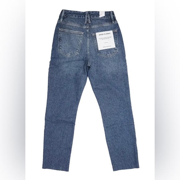 Good American Good Crop Raw Hem Slim jean - Picture 2 of 3